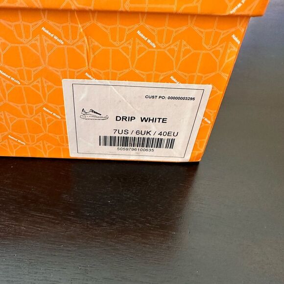 Naked Wolfe DRIP WHITE NYLON Sneakers Men’s 7 Women 9 - Picture 11 of 11